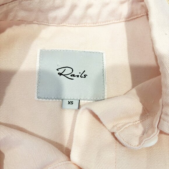 Rails Loren Star Embroidered Button-Up Shirt Size XS - Picture 5 of 9